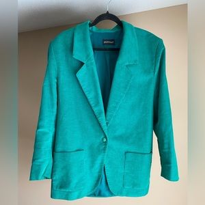 Pant-man Green Oversized Blazer